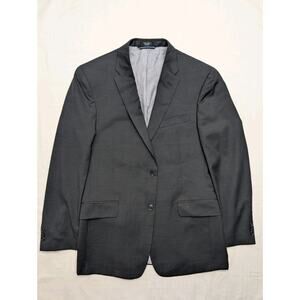 Tommy Hilfiger Men's Size R42 Navy Gray Wool Suit Sport Jacket